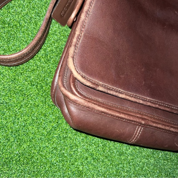 Coach “Legacy” studio flap vintage 90s brown soft leather crossbody No. J9Z-9145 - Picture 11 of 13